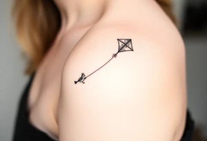 Alice in wonderland kite tattoo idea