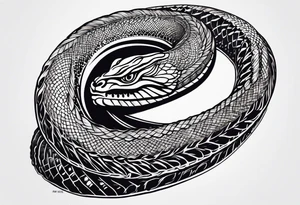 Black mamba t tattoo idea