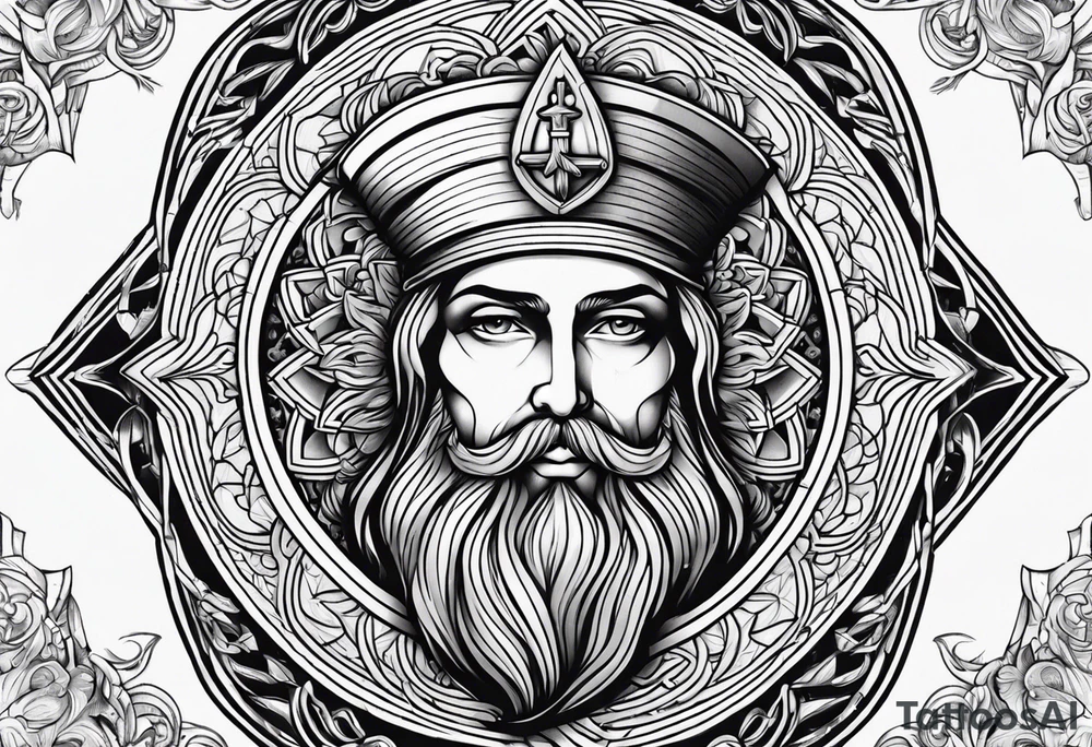 Religious sailor tattoo idea