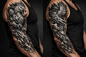 A phoenix tattoo idea