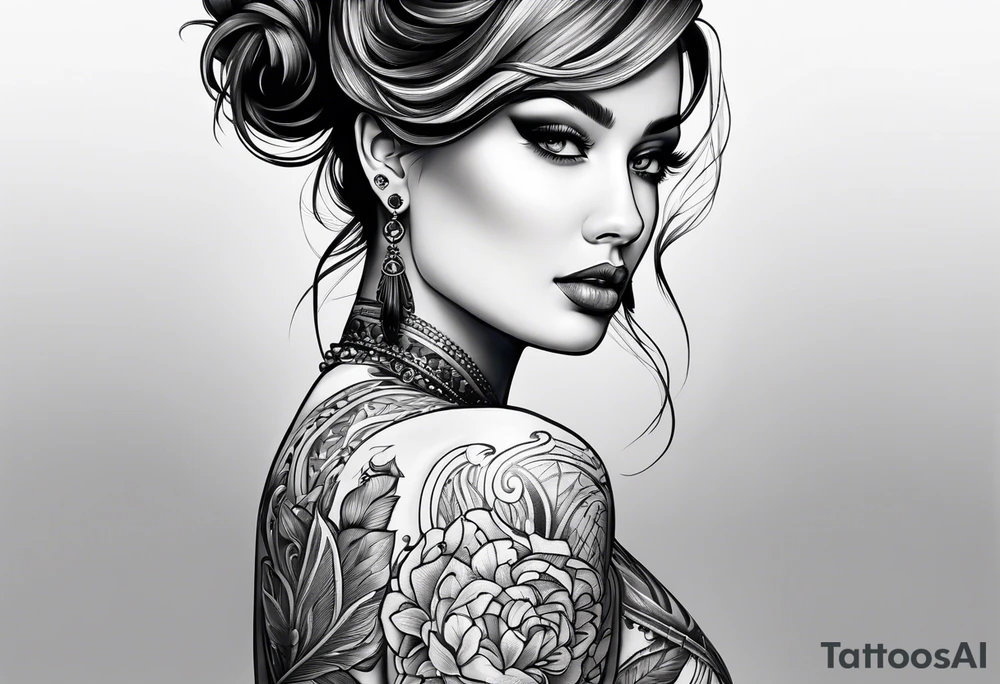 Butt tattoo idea