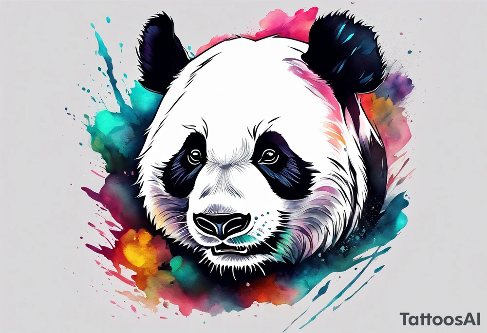 panda tattoo idea