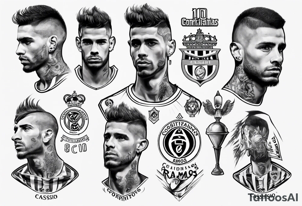 Corinthians player Cássio Ramos tattoo idea
