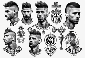 Corinthians player Cássio Ramos tattoo idea