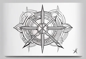 Crossroads good and evil tattoo idea