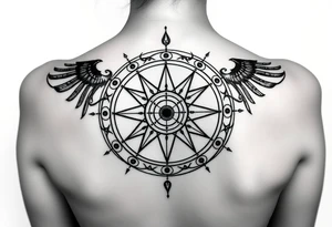 Classic scheme of Sephiroth, symmetry, circles, clean lines, ancient aesthetics. tattoo idea