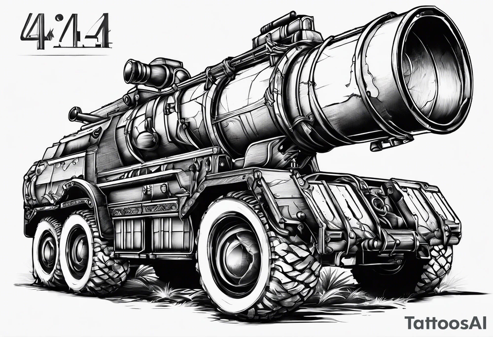 AT4 rocket launcher tattoo idea