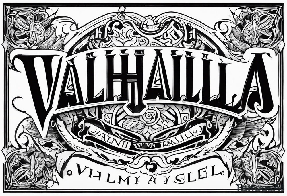 Valhalla tattoo idea