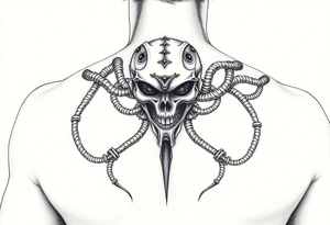 bondage latex dominatrix tattoo idea