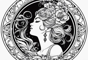 Aquarius zodiac tattoo idea