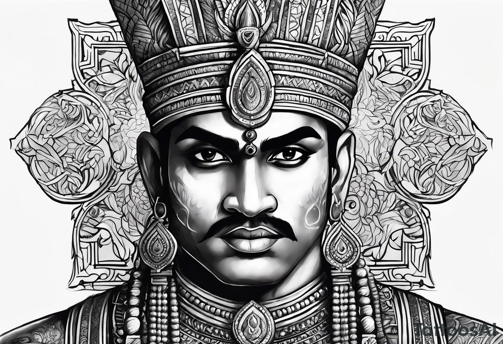 Story of karnan tattoo idea