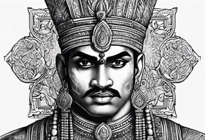 Story of karnan tattoo idea