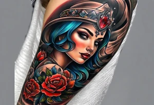 Texas full sleeve tattoo idea