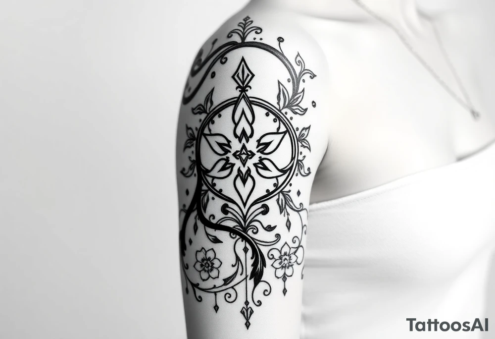 Symbol for protection and abundance  girl born 6 17 1986 at 820 pm tattoo idea