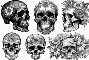 Alexander 
Maverick 
Karsch 
Skulls 
Clocks
Trees 
Daisy tattoo idea