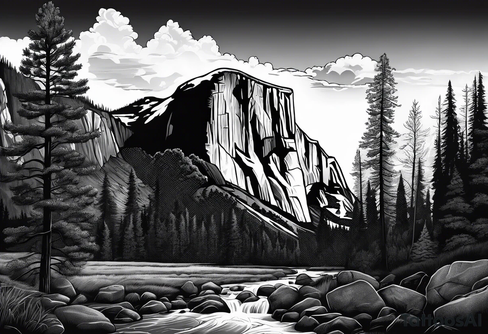 Yosemite national park,  forearm tattoo idea