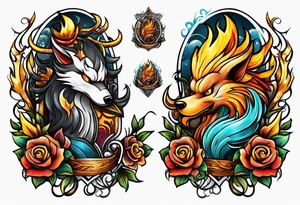 Fire tattoo idea