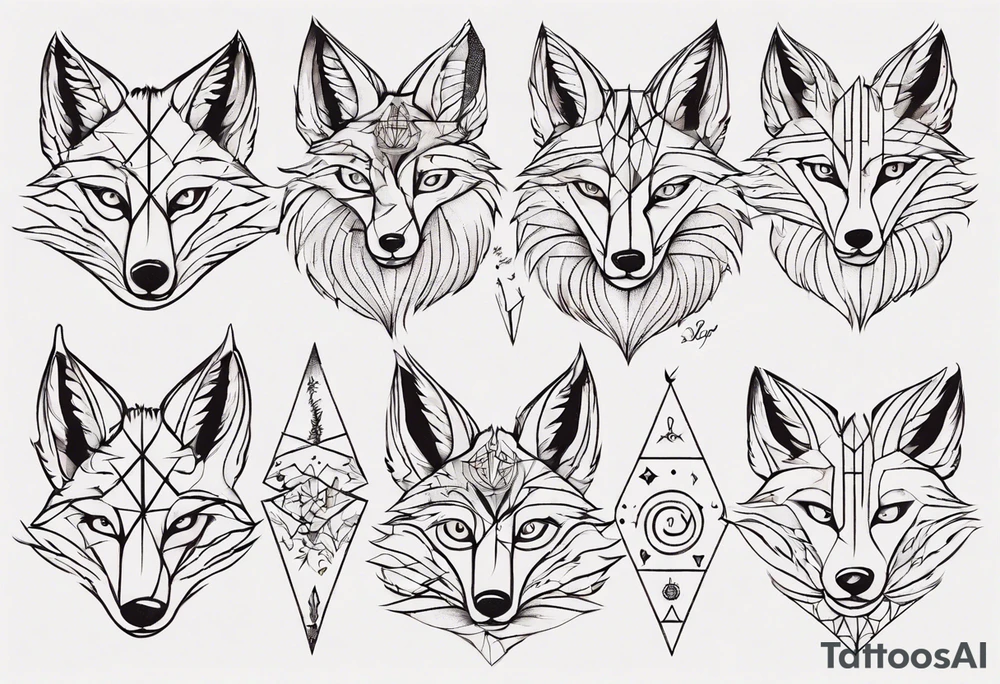 sapere aude  schrift und 
fuchs tattoo idea