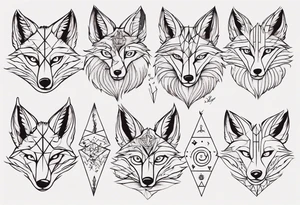 sapere aude  schrift und 
fuchs tattoo idea