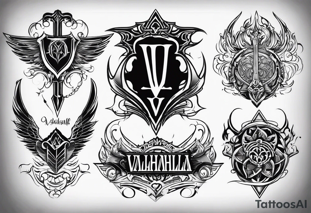 Valhalla mist tattoo idea