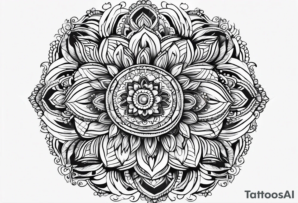 mandala tattoo idea