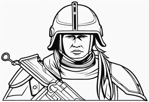 Lithuanian soldier tattoo idea