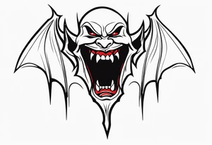 Vampire tattoo design tattoo idea