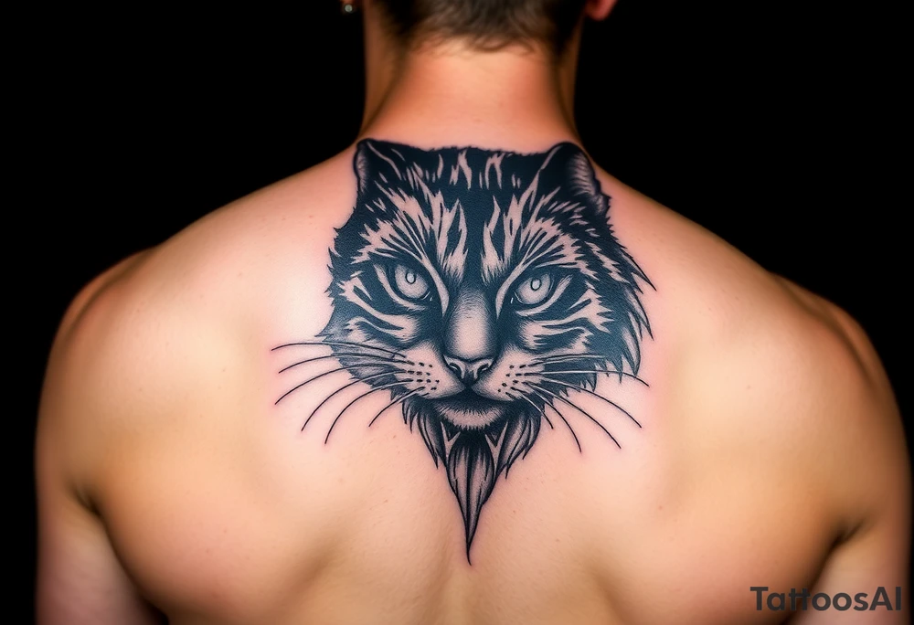 Black Cat tattoo idea