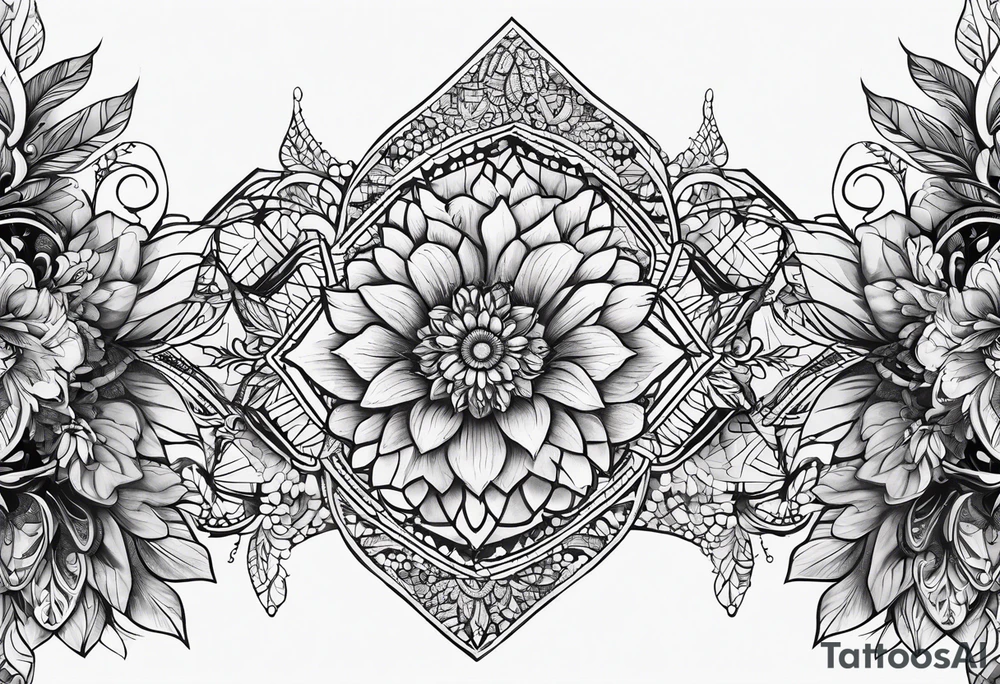 Lace tattoo idea