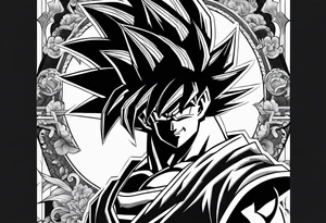 Son goku tattoo idea