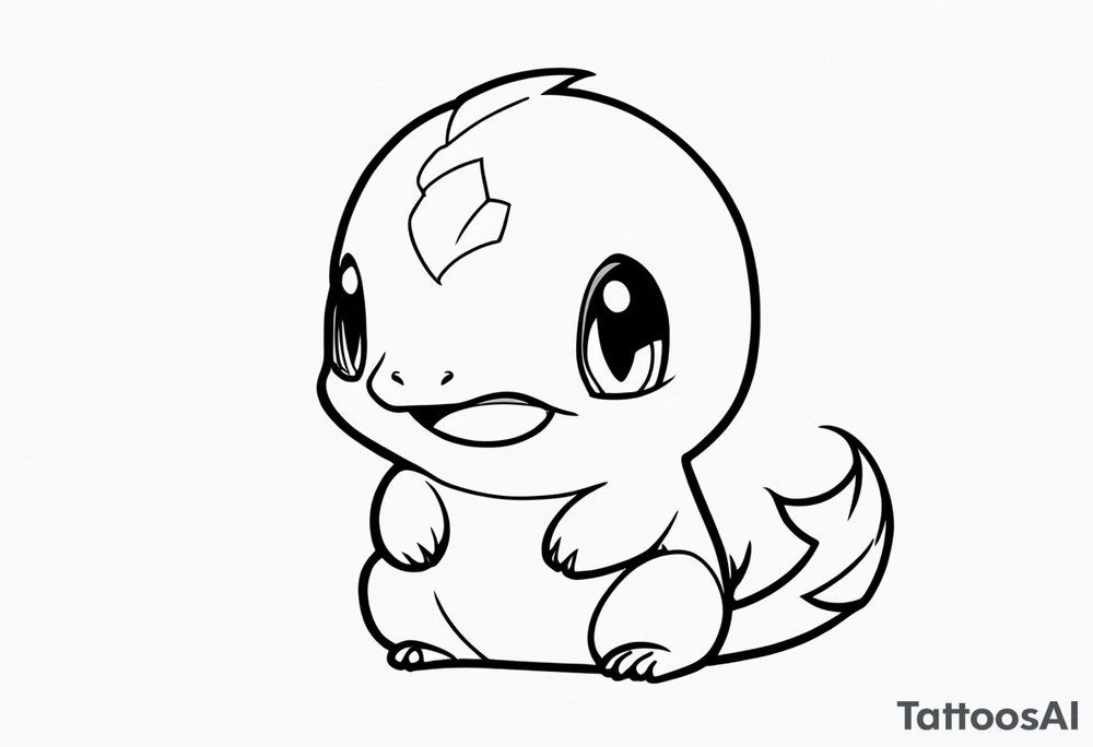 charmander crying tattoo idea
