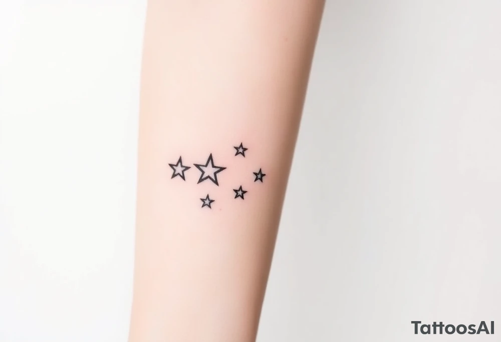 Stars tattoo idea