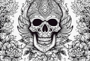 Line art tattoo idea