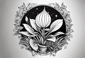 venus fly trap plant tattoo idea