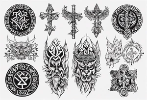 Slavic symbols tattoo idea