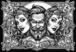 Comedy and Tragedy tattoo idea