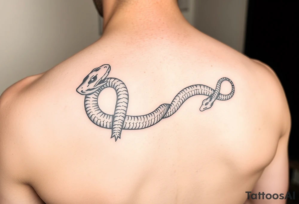 snake around wrist tattoo idea