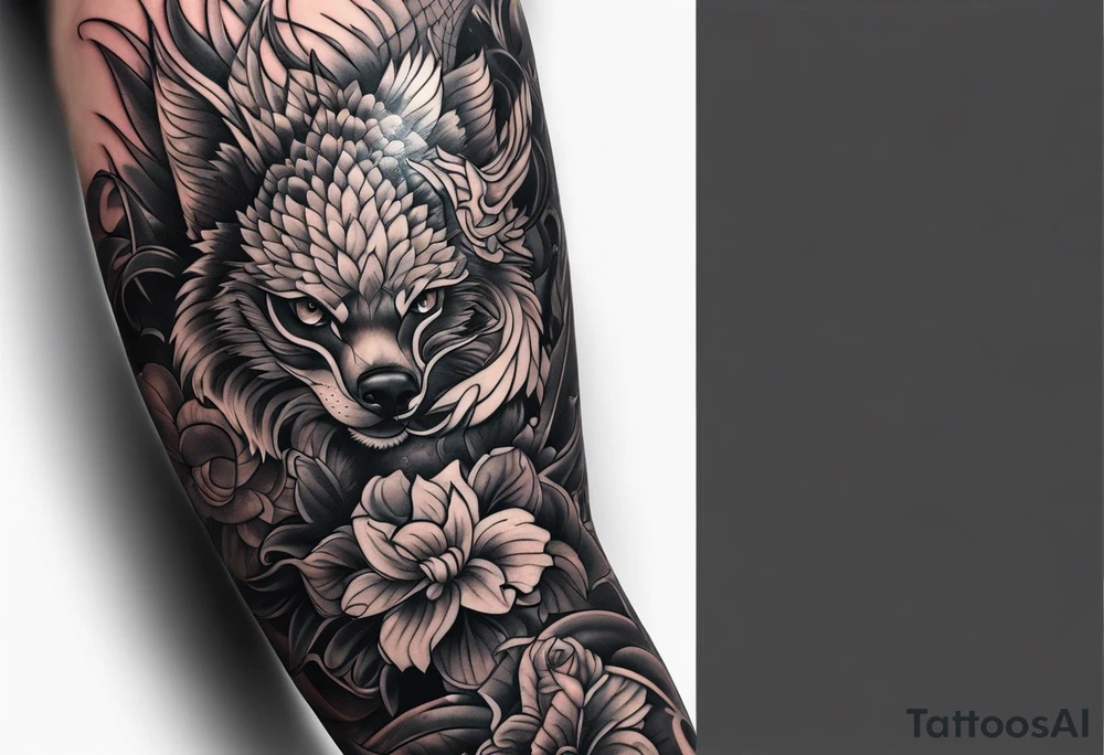 full arm sleeve tattoo idea