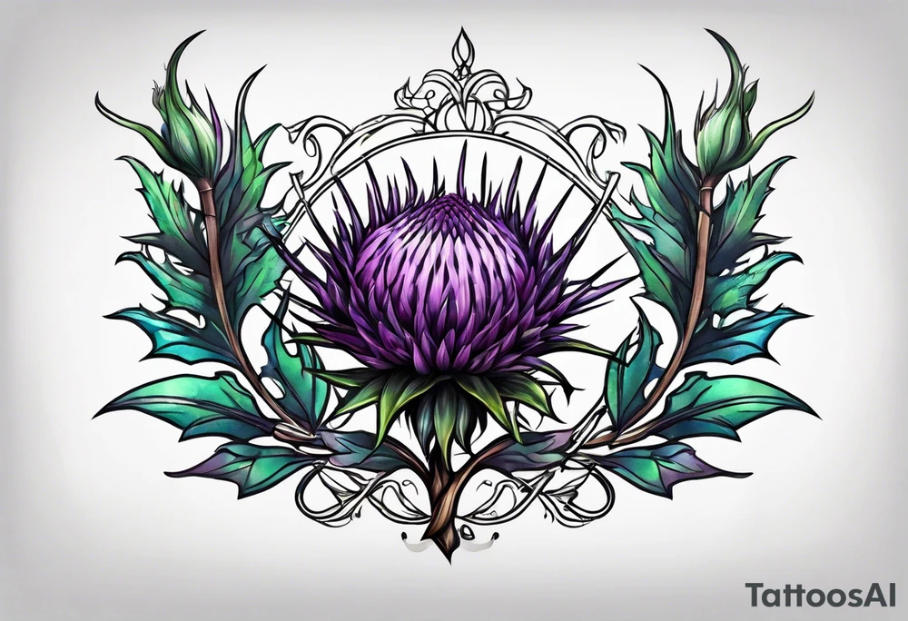 Thistle tattoo idea