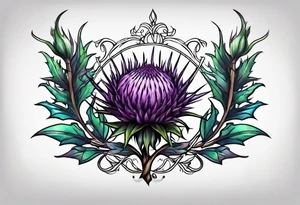 Thistle tattoo idea
