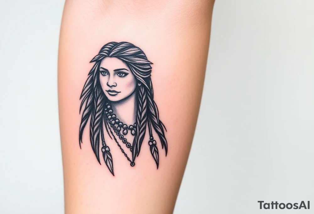 Pocahontas tattoo idea