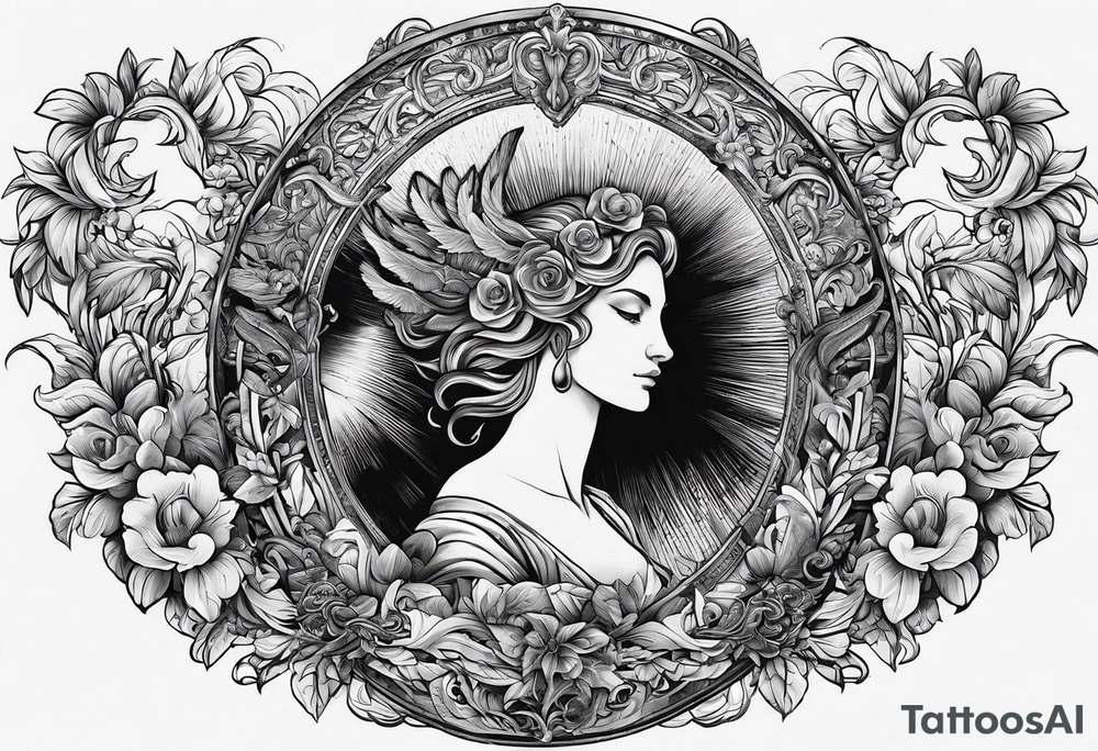 chasing my dreams, not giving up, hard work, dedication, focus, heart broken, recovered, pushing hard, got broke and gained again. I like greek gods tattoo idea