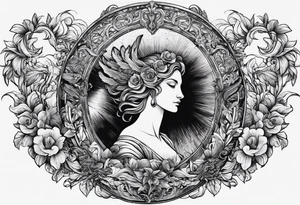 chasing my dreams, not giving up, hard work, dedication, focus, heart broken, recovered, pushing hard, got broke and gained again. I like greek gods tattoo idea