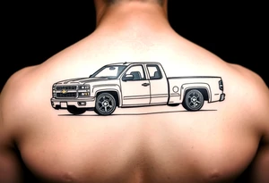 Chevy Silverado 1500 lowrider tattoo idea