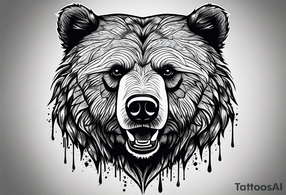 grizzly bear tattoo idea