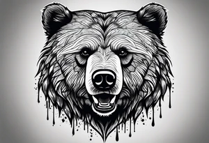 grizzly bear tattoo idea