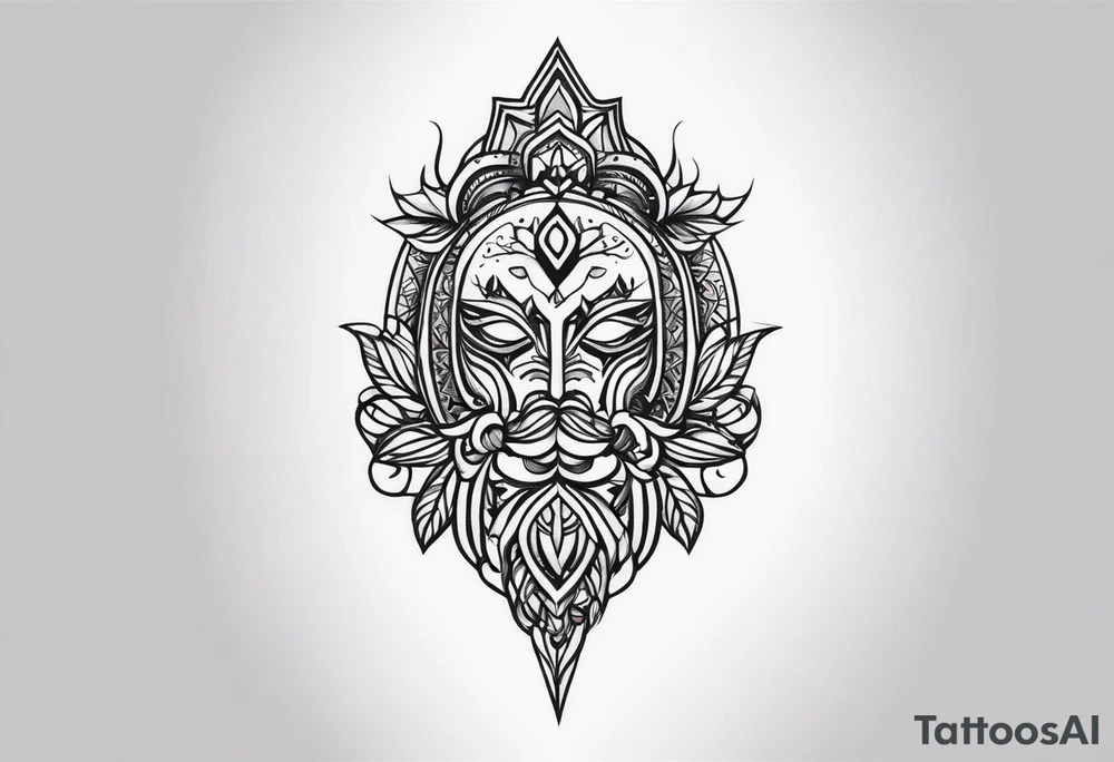 Genera un tatuaje que 
representa la persistencia tattoo idea