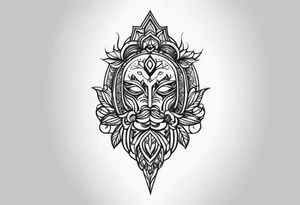 Genera un tatuaje que 
representa la persistencia tattoo idea