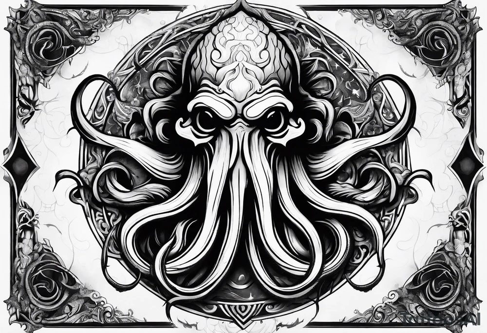 Chthulu tattoo idea