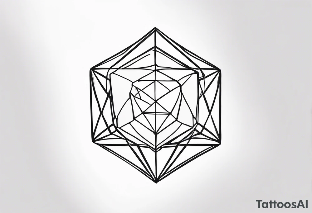 Tesseract tattoo idea